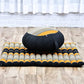 Leewadee Meditation Cushion Set – 1 Round Zafu Meditation Pillow and 1 Square Roll-Up Zabuton Meditation Mat, Pillows Bundle Filled with Kapok
