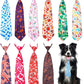 PET SHOW 10 Pack Holiday Big Dog Ties Neckties for Large Breed Dogs XL Adjustable Grooming Accessories Neck Ties Bowties Girl Boy Pets Festival Costumes Wedding Party Gift Favor
