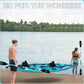 UPWELL 11'/14'6”Inflatable Kayak with Drop Stitch Floor and Accessories Including Kayak Seat with Thickened Cushion, Paddle, Fin, Repair Kits, Carry Bag and Hand Pump