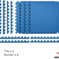 Norsk Reversible Gym Exercise Mats 3/4" Thick EVA Interlocking Foam Tiles, Perfect Gym Flooring for Home Gym,12 Tiles & 24 Trim Pieces, 48 Sq. Ft. Reversible, Dazzling Blue/Black