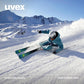uvex Instinct Visor - Adjustable ski & Snowboard Helmet with Integrated Visor for Women & Men - White-Black Matte - Large