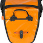 Ibera Panniers Bike Bags 30L (Pair) - Waterproof & with Quick Release/Clip-On System - Bike Saddle Bags For Rear Rack with Rain Cover & 19.8 lbs Capacity - Saddle Bag Bicycle Fits Most Racks (Orange)