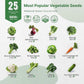 Organo Republic 25 Vegetable Seeds Variety Pack - 16,850+ Non-GMO Heirloom Seeds for Planting Vegetables & Fruits in Individual Seed Packets, Home Garden Seed for Hydroponic, Indoor & Outdoor Garden