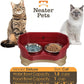 Neater Pet Brands Feeder Deluxe for Cats - Cranberry (200)