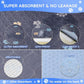 Aitmexcn Washable Puppy Dog Pee Pad, 4PCS 100% Waterproof Whelping Training Mat for Puppy/Senior Dog, Fast Drying Reusable Puppy Pads for Indoor, Outdoor and Car Travel- 18'' x 24''