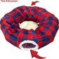 Plaid Tunnel Bed