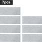 COSY HOMEER Edging Stair Treads Non-Slip Carpet Mat 28inX9in Indoor Stair Runners for Wooden Steps, Edging Stair Rugs for Kids and Dogs, 100% Polyester TPE Backing (7pc, Grey)