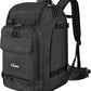 Unigear Ski Boot Bag, 70L Ski Boot Travel Backpack for Ski Helmet, Goggles, Gloves, Skis, Snowboard & Accessories（Black）