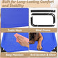 PHYEX Elevated Dog Bed for Large Dogs, Raised Dog Bed with Breathable Mesh, Dog Cot Bed with Sturdy Steel Frame for Indoor & Outdoor Use, Non Slip, Easy to Clean, 50.5 Inches, Blue