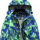 Pursky Boy's Waterproof Ski Jacket Kids Winter Snow Coats Fleece Raincoats Parka