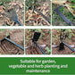 Set of 6 Gardening Tool Set, Rust-Resistant Handy Tools for Gardening, Ideal Gardening Gift Set, Including Trowel, Weeder, Hoes, and Rakes