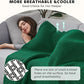 L'AGRATY Knitted Weighted Blanket - 60"x80" 20lbs Cooling Chunky Knit Heavy Blanket for Adults Braided Crochet Throw Thick Cable Yarn Knit Decorative No Beads Evenly Weighted Machine Washable