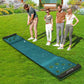 SAPLIZE Golf Putting Mat/Putting Green Mat - Adjustable Slope, Trajectory Tracking & Pong Game Modes | Indoor & Outdoor Use