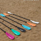 Kayak Paddle Aluminum Shaft Paddle with Nylon Blades, Floating Adjustable Kayaking Oars, 3 Piece, 220-240cm/86-94 Inches,Black/Rose/Teal/Black/Orange/Grey
