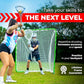Velocity - Lacrosse Goal - Portable Steel Frame with Black Net, Perfect for Youth and Adult Training, Backyard Design
