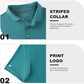 Mens Polo Shirts Short Casual Solid Stylish Dry Fit Performance Designed Collared Golf Polo Shirts for Men