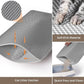 Cat Litter Box Enclosure with Litter Trapping Mat; Handwoven Plastic Rattan Cat House; No Installation Hidden Cat Washroom; Pet Crate for Balcony,Bedroom,Living Room