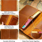 HIFA Personalized Leather Passport Holder, Handmade Passport Cover with Card and Ticket Slot - Genuine Leather, Elegant Design, Easy Access - Passport Case, Passport Wallet, Passport Holder
