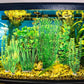 10 Pcs Large Aquarium Artificial Plants Decorations, Tall Plastic Fish Tank Plant Decorations for Household and Office Aquarium (Green)