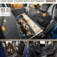 SHARLOVY XL Truck Back Seat Extender for Dogs, Large Hard Bottom Dog Car Seat Cover for Back Seat, Heavy Duty Dog Car Hammock, Waterproof Pet Seat Covers for Trucks, F150, Ram1500 and Large SUV