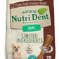 Nylabone Nutri Dent Dog Dental Treats - Natural Dog Teeth Cleaning & Breath Freshener - Dental Treats for Dogs - Filet Mignon Flavor, Mini (78 Count)