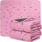 Sunheir Washable Pee Pads for Dogs 2-Pack Reusable Puppy Pads Pet Training Pads, Waterproof Dog Pee Pads for Crate, Whelping Pad, Non-Slip Protects Against Urine Leakage (Leaves - Pink, 18x24)