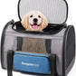 BurgeonNest Cat Carrier for Large Cats 20 lbs, Soft-Sided Pet Carrier for Small Dogs Medium Puppy Under 25 lbs, Puppy Travel Bag with Big Storage Bag, 4 Ventilated Windows, 3 Doors