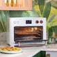 Café Couture Oven with 14 essential cooking modes, including Air Fry, CrispFinish, Bake, Broil, Roast, Toast, Pizza, WiFi & Smart Connected, Voice Control, Countertop Small Appliances, Matte White