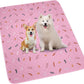 Sunheir Washable Pee Pads for Dogs 72"x72", Extra Large Reusable Puppy Pads Pet Training Pads for Dog Playpen, Waterproof Pee Pads for Puppy Playpen, Whelping Pad, Dog Playpen Indoor - Pink