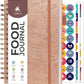 Clever Fox Food Journal Spiral - Daily Food Diary, Meal Prep Planner to Track Calories & Nutrients, Weight Loss Tracker Notebook (Rose Gold)
