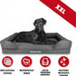 The Dog’s Bed, XXL Grey Linen 51.5x39, Memory Foam, Pain Relief: Arthritis, Hip & Elbow Dysplasia, Post Surgery, Lameness, Supportive, Calming, Waterproof Washable Cover, Veterinary Approved
