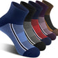 Gonii men ankle socks for men athletic running Cushion Quarter Socks 5 Pairs