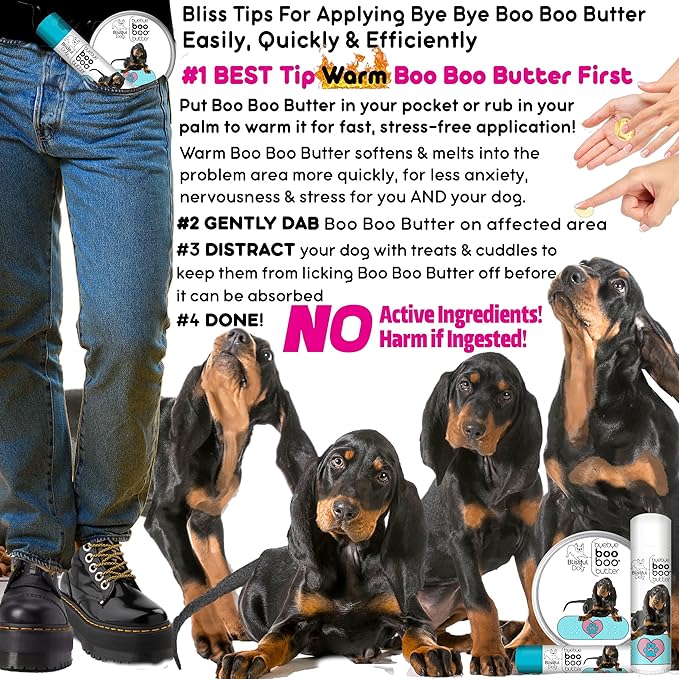 The Blissful Dog Coonhound Boo Boo Butter, 4-Ounce