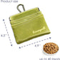 Dog Treat Pouch, Pocket Sized Pet Training Pouch, Hand Free Bronze Dog Walking Bag with Carabiner, Self-Closing Pet Feed Snack Reward, for Puppy Travel or Outdoor Use, NanoPTC