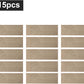 COSY HOMEER Edging Stair Treads Non-Slip Carpet Mat 28inX9in Indoor Stair Runners for Wooden Steps, Edging Stair Rugs for Kids and Dogs, 100% Polyester TPE Backing (15pc, Beige)