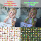 96 PCS Farm Barnyard Animal Glow In The Dark Pre-Cut Temporary Tattoos Sticker 1st First 2nd Birthday Decorations Party Favors Supplies Gift Boy Girl Farmhouse Tattoo School Reward Themed (Luminous)
