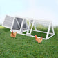 Quail Cages,Wooden Chicken Coop,Nesting Boxes for Chickens,Brooder Box Indoor Outdoor,A-Frame Poultry Duck House with Ventilating Wire Rabbit Hutch for Small Animals,Sold by Zyphorinth (Grey)