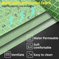 Soft Mesh Elevated Pet Bed for Large Medium Dogs Outdoor Resting Cot with Water-Resistant, Air-Permeable, Cooling and Anti-Skid Portable Dog Bed, Up to 80 lbs, 33.3" L x 25.2" W x 6.9" H, Green