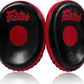 Fairtex FMV15 Muay Thai Boxing Focus Punch Mitts | Premium Syntek Leather Boxing Mitts-Lightweight & Durable Microfiber | Curved Design for Precision, Shock Absorbent & Enhanced Accuracy