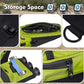 SUNYA Archery Hip Quiver for Arrows. Includes 3 Tubes Arrow Holder, Accessories Pockets and Waist Belt. Fit for Compound and Recurve Bow Practice.