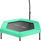 Upper Bounce Mini Workout Trampoline with Adjustable T-Shaped Handrail – Hexagonal Rebounder Trampoline for Kids & Adults – Fitness & Recreational Trampolines, Supports up to 220 lbs.