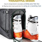 Unigear Ski Boot Bag Backpack for Helmet 50L/70L, Goggles, Gloves, Skis, Snowboard & Accessories (Gray)