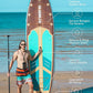 11' Inflatable Stand Up Paddle Board – Extra Wide SUP for Adults & Kids of All Skill Levels, Stable Paddleboard with Pump, Fins, Backpack, Accessories & Waterproof Phone Pouch