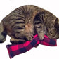 15" Catnip Cat Kicker Toys/Kitty Kick Sticks/Cat-Nip Kick Sticks (Red/Black Flannel) (Kickers Filled with 1 oz Premium Canadian Catnip)