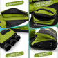 SUNYA Archery Hip Quiver for Arrows. Includes 3 Tubes Arrow Holder, Accessories Pockets and Waist Belt. Fit for Compound and Recurve Bow Practice.