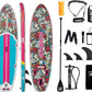10’6’’ Portable Inflatable Stand Up Paddle Board (SUP) for Adults and Youth with Non-Slip Deck – Complete Accessories Kit, Perfect for Fishing, Yoga, Fitness & Family Fun