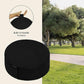 Retrospec Sedona Zafu Meditation Cushion Filled w/Buckwheat Hulls - Yoga Pillow for Meditation Practices - Machine Washable 100% Cotton Cover & Durable Carry Handle, Round