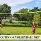 Outdoor Portable Volleyball Net System - Adjustable Height Poles with Soft Volleyball Ball, Pump, Hammer, Boundary Line, and Carry Bag for Backyard, Beach, Lawn