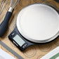 Amazon Basics Digital Kitchen Scale with LCD Display, Batteries Included, Weighs up to 11 pounds, Black and Stainless Steel
