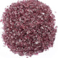 TWINKLING High Luster Fire Glass Gravel Stone Glitter,Broken Glass,Fire Gems Chips,Crushed Glass for Fire Pit Crafts Resin Art Aquarium Garden Decoration,3-6mm,1-Pound Jar (Grape)